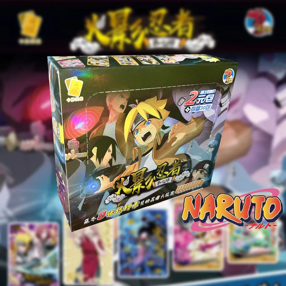 wholesale Naruto Collection Cards Uzumaki Narut Uchiha Sasuke Super Rare SSR Diamond Flash Cards Anime Role Toys Gifts