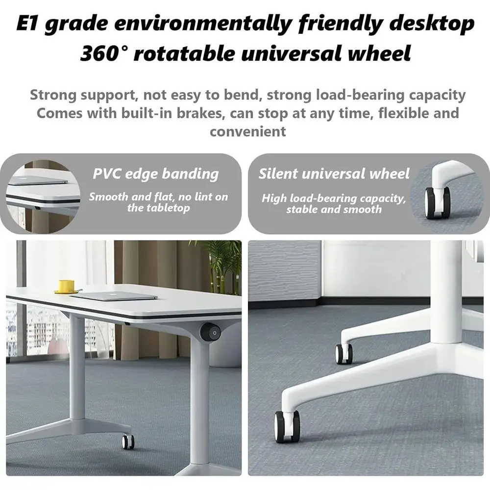 Portable Training Tables on Wheels for Office and Conference Room Use