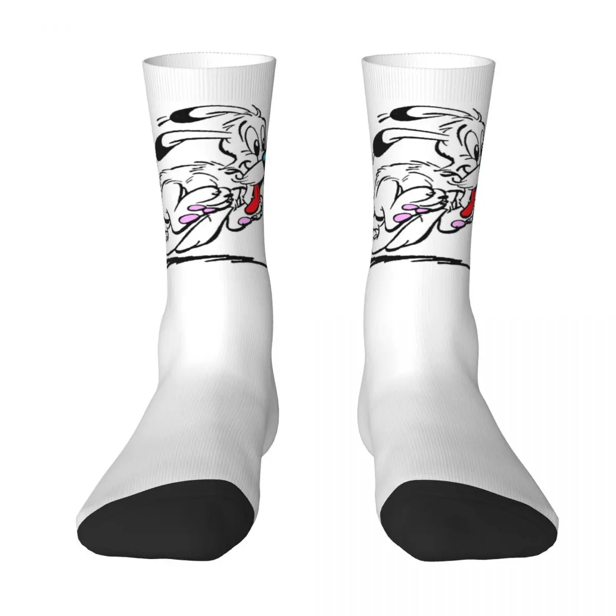 Asterix And Obelix Dogmatix Ideafix Obelix Dog Socks Quality Stockings All Season Long Socks for Man's Woman's Birthday Present