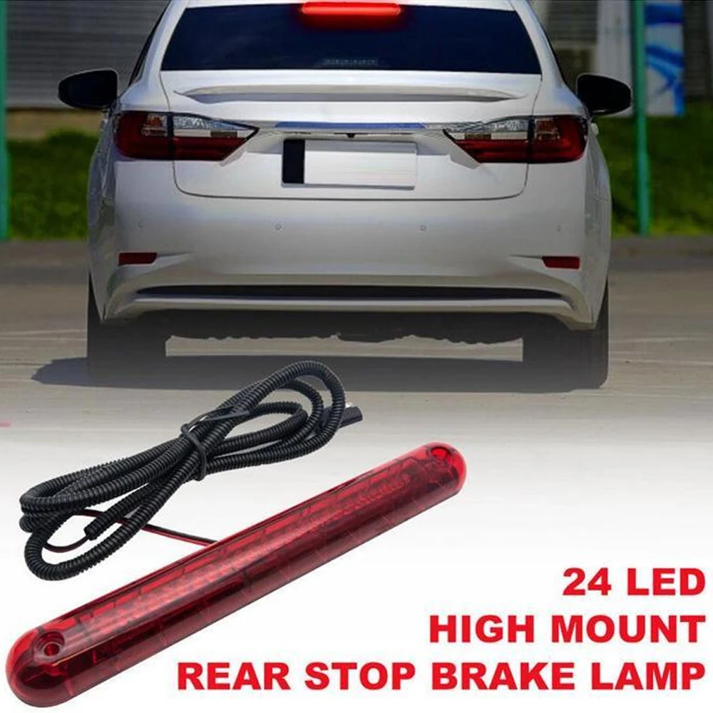 24 LED 12V Universal Car High Mount Third 3RD Brake Stop Tail