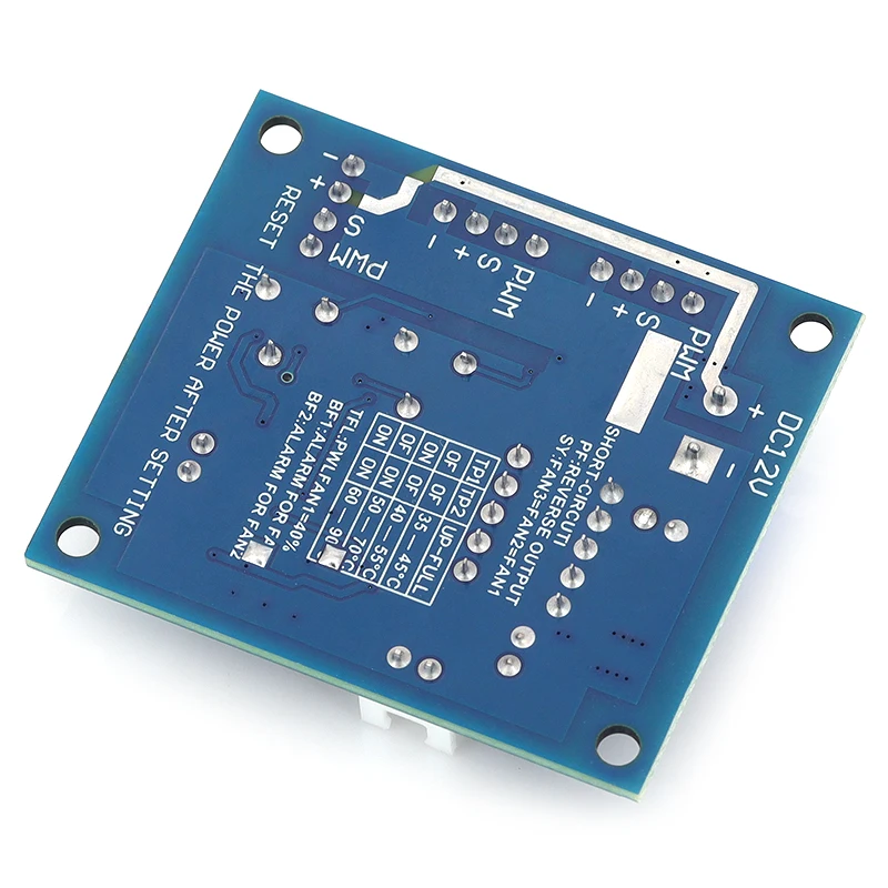 PWM PC CPU ventilateur contrôle de température carte contrôleur de vitesse contrôleur de vitesse sonde de température Buzzle DC 12 V 5A