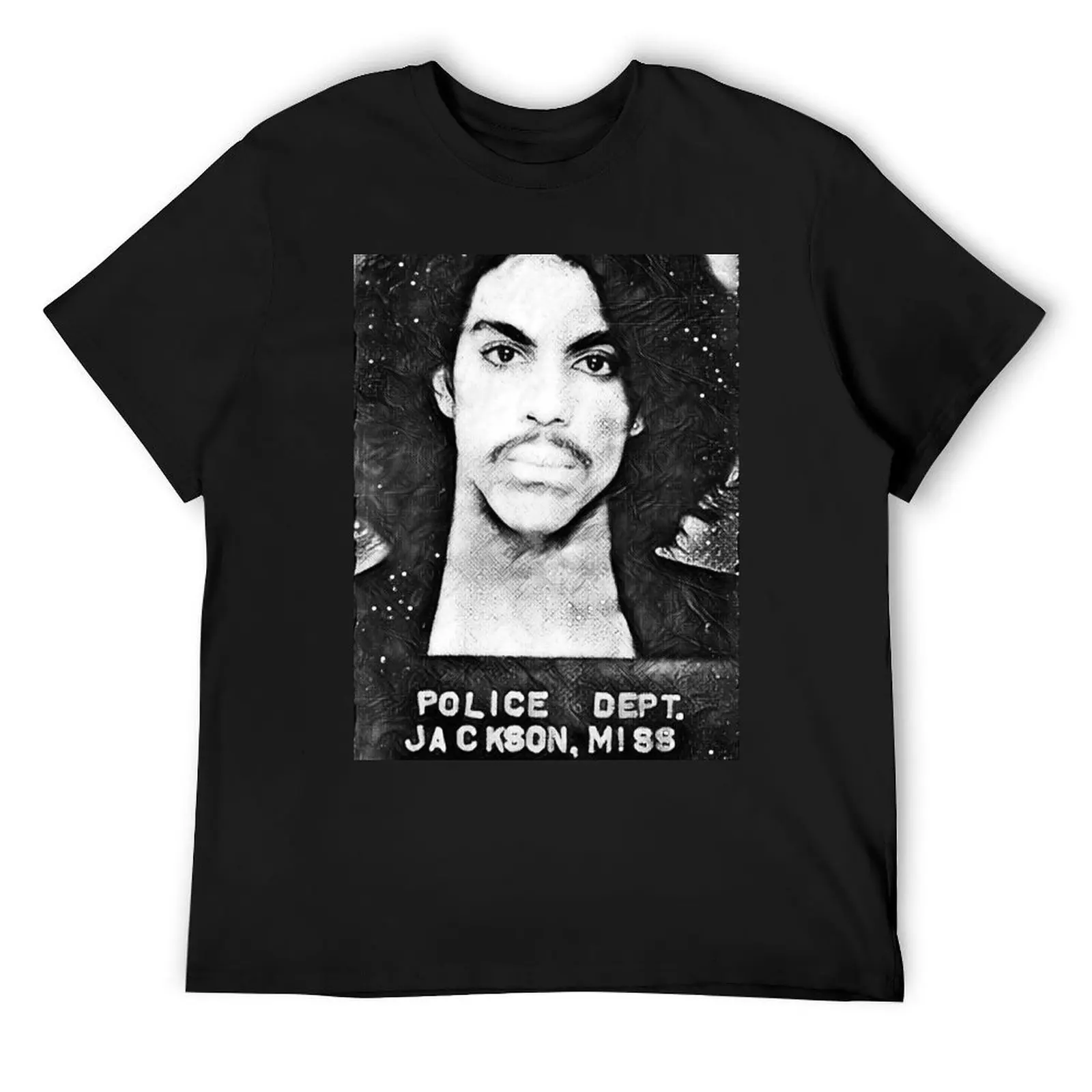 Prince - Mugshot T-Shirt vintage clothes cotton graphic tees quick drying oversized t shirt men