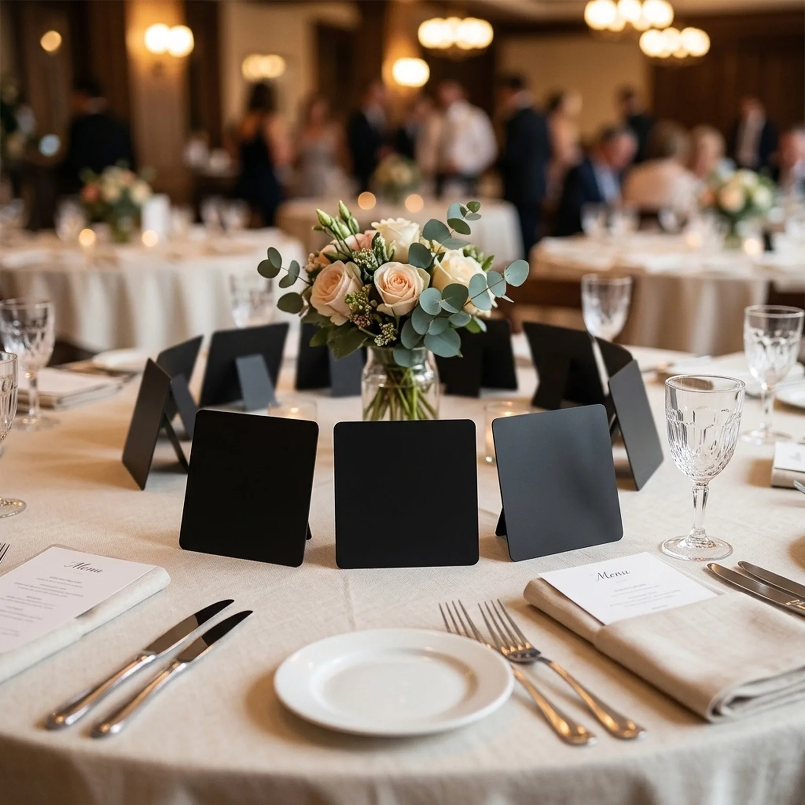 Restaurant Table Numbers Double-sided Table Number Card Maintain Standards For Buffet Serving Buffet Number Cards