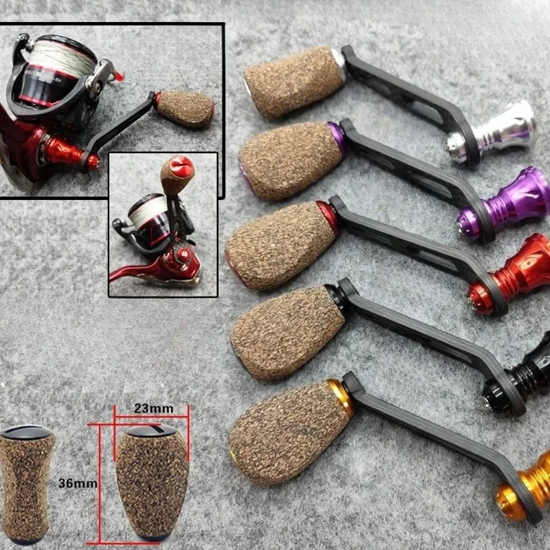 Carbon Fiber Spinning Reel Handle for Daiwa FUEGO SALAMANDURA 70mm Rocker Arm Repair Accessory