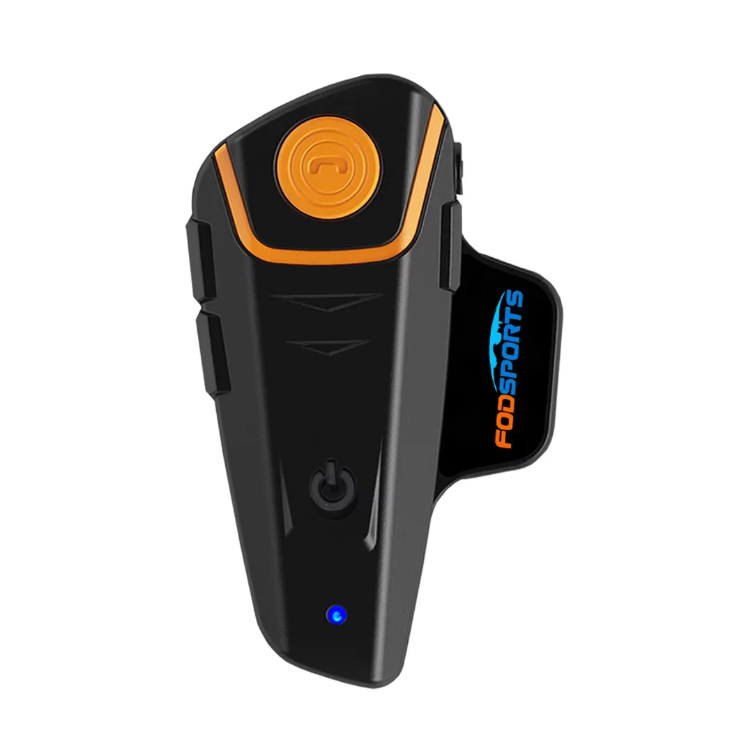 Fodsports BT-S2 Pro Motorcycle Intercom Bluetooth Helmet Headset Wireless Waterproof Interphone,FM Radio.