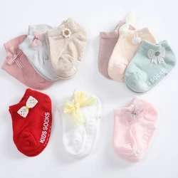 3 Pairs Of Baby Fashion Flower Cute Socks Princess Socks For 0-6 Y Four Seasons Casual Children Socks Baby Clothing Accessories