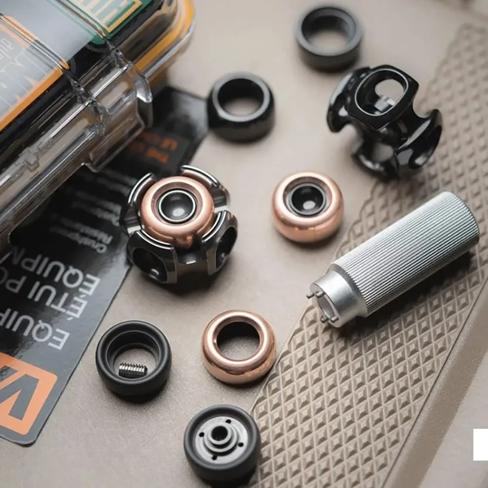 LAUTIE Noiz Air-Nano Fidget Spinner série Noiz zirconium conceptions originales Gadgets de soulagement de l'anxiété Fidgeting Spinners