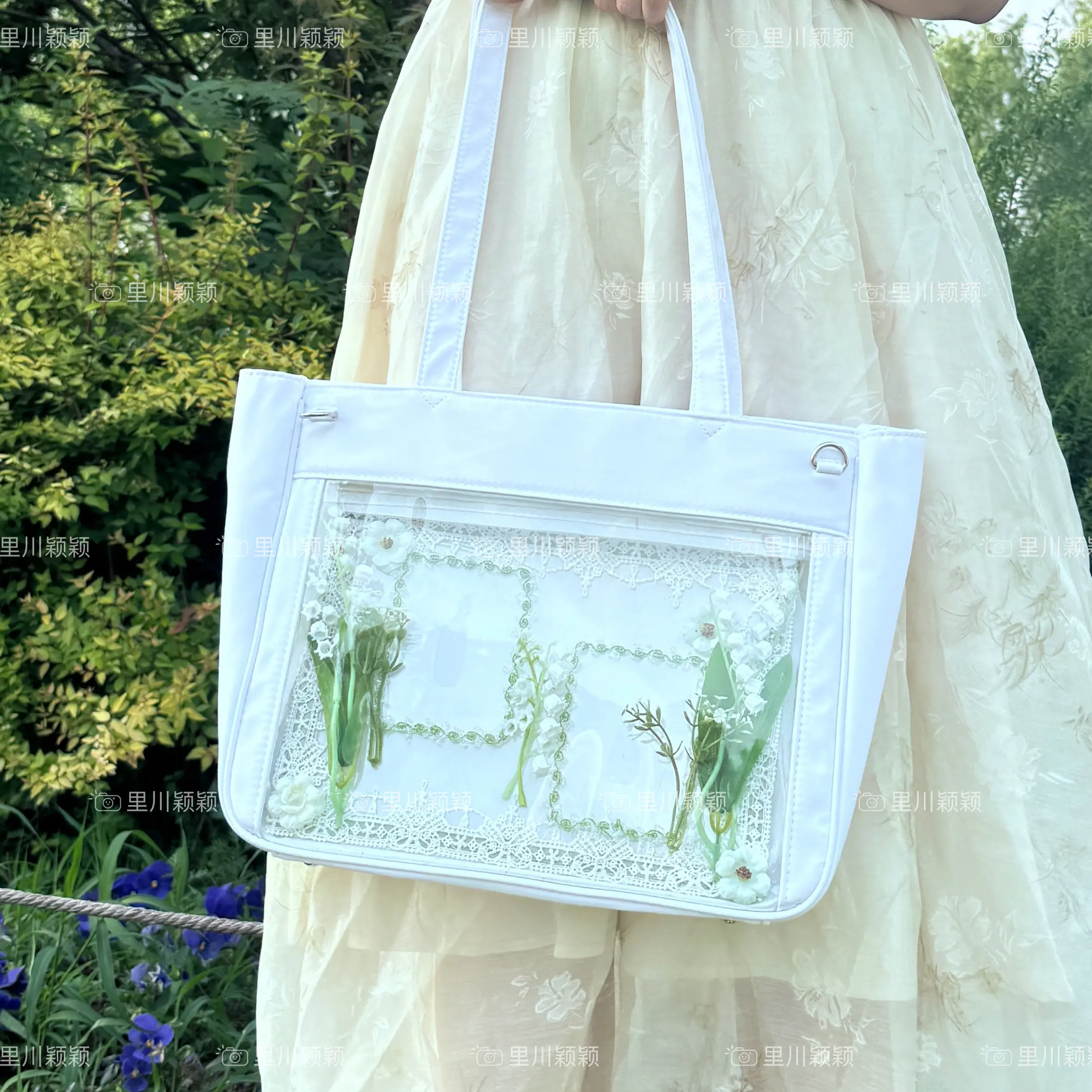 Handmade Ballet Chimes Orchid Spring Tie Pain Board Spring Outing Valley Beauty Bar Two-dimensional Ribbon Lta Bag Accessories