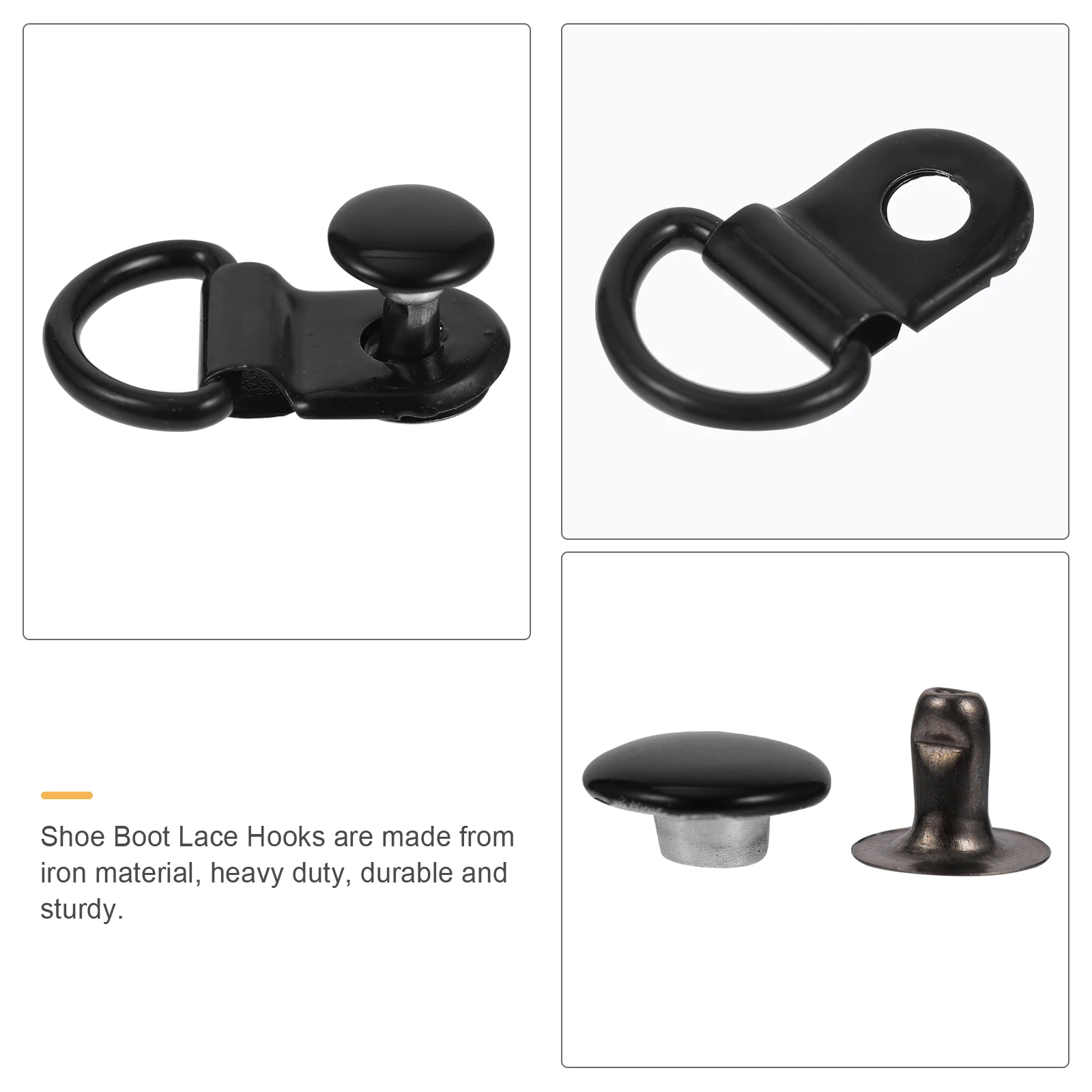 

Caravanized Buckle Accessories Button Shoes Buttons Stainless Steel Buckles Handbag