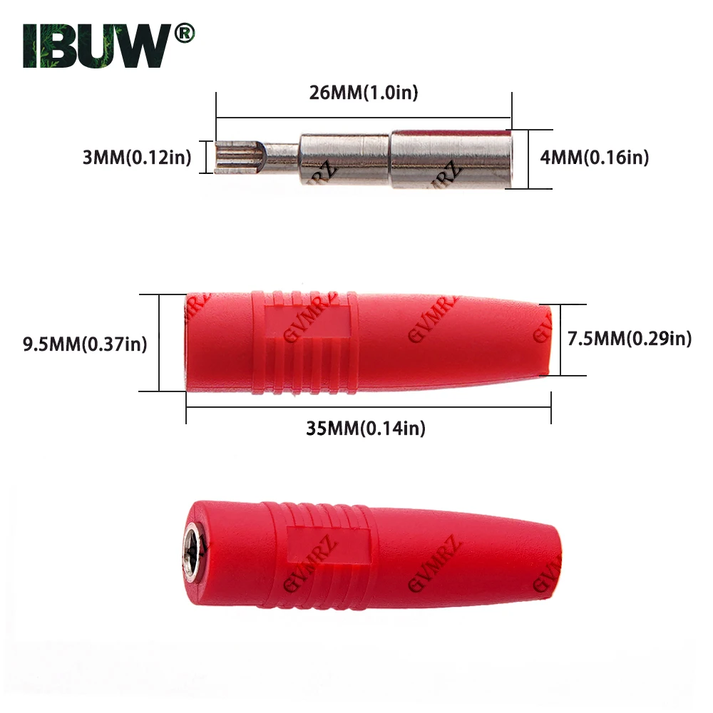 5PCS 4mm Insulated Banana Female Jack Plug Wire Solder Connector Red Blue Green Black Yellow