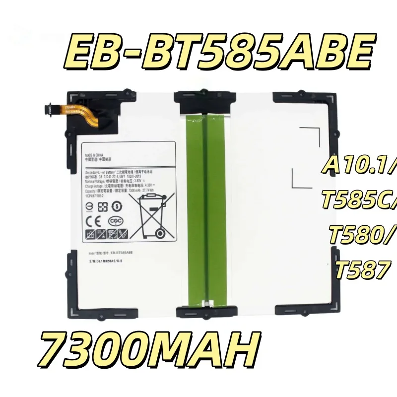 Replacement battery EB-BT585ABE For 10.1 2016 SM-T585C BT580 SM-P580 P585 T583 T585 Tablet 7300mAh new battery