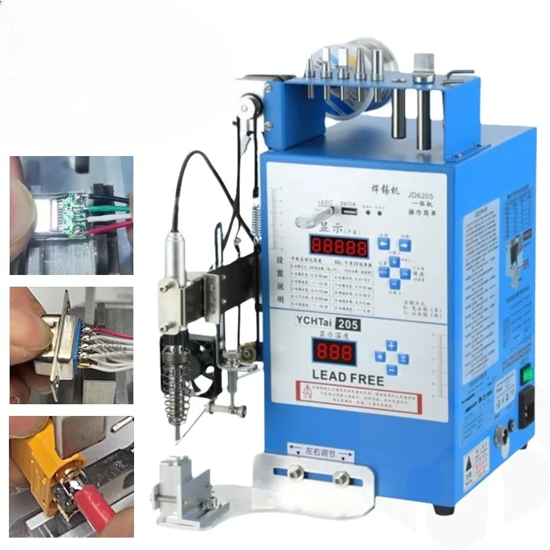 

Новинка 2026 года: Автоматический паяльный аппарат с подачей припоя для USB-плат, DB-разъемов и авиационных штекеров