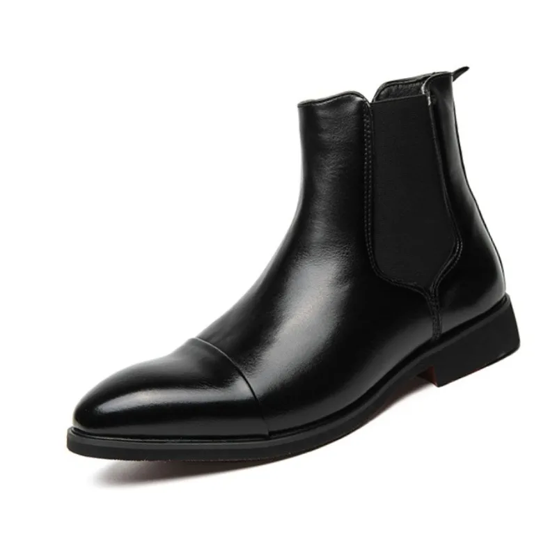 Retro Herren Chelsea-Stiefeletten Luxuriöse Handgefertigte Qualität Komfortable 2026 Herbst Mode Bequeme Casual Business Schuhe für Männer