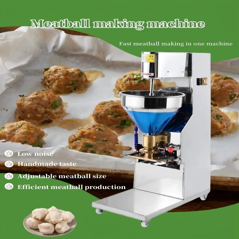 

Stainless Steel Professional Meatball Maker - Mason Basso Beef Balls, Small Stuffed Crab Meatballs Making Machine for Commercial