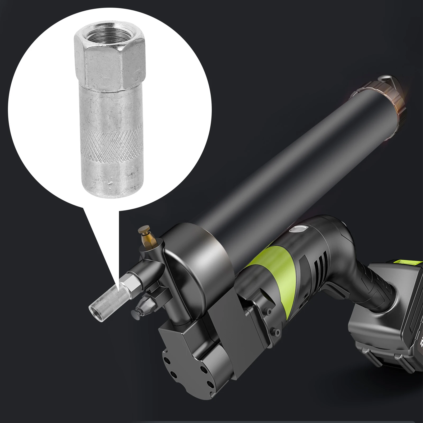 

10pcs Flat Head Grease Nipples High Quality Durable Replacement Tips Easy Install Silver 4 Jaw Coupler Accessories Kit