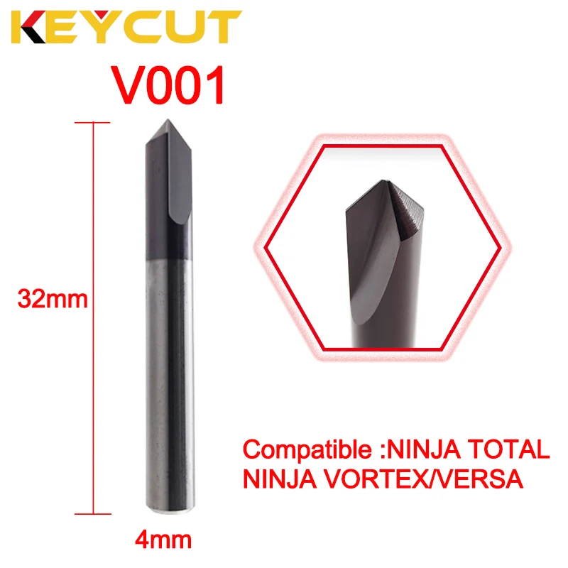 

Keyline Cutter V001 Milling Cutter Fits KEYLINE NINJA TOTAL Keyline Vortex KEYLINE Versa Key Machine Aftermarket