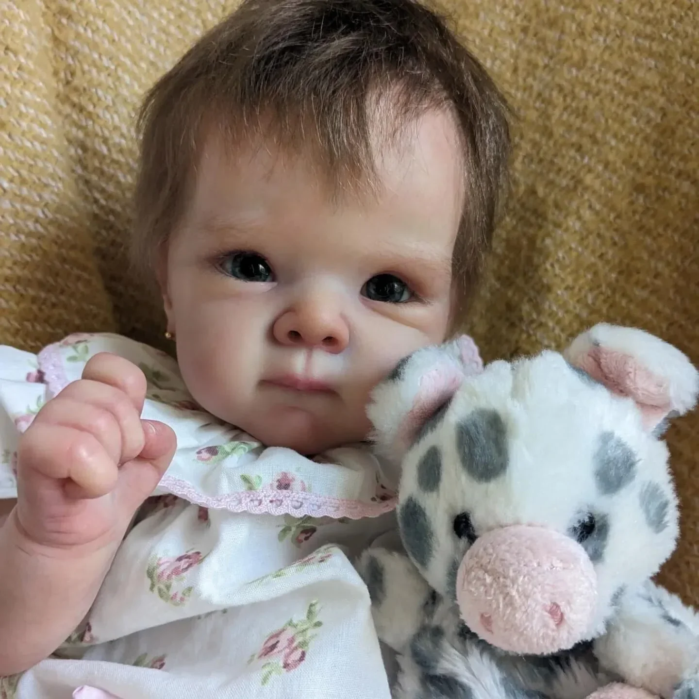 18 Inch 50cm Bettie Reborn Doll Lifelike Baby Doll Rooted Hair Soft Cloth Body High Quality Hand Painted With Visible Veins Coll