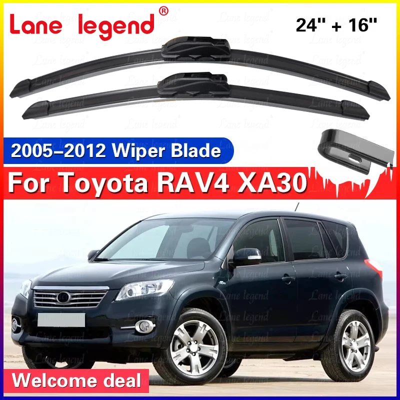 

Щетка стеклоочистителя автомобиля для Toyota Rav4 XA30 RAV 4 30 2005-2012 2007 2008 2009 2011, щетки для переднего лобового стекла, автомобильные аксессуары