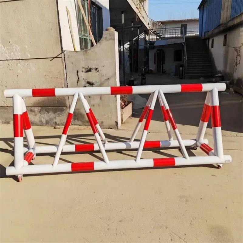 Parking control Steel road traffic guardrail Safety protection Fixed barricade Control Personnel moving barricade