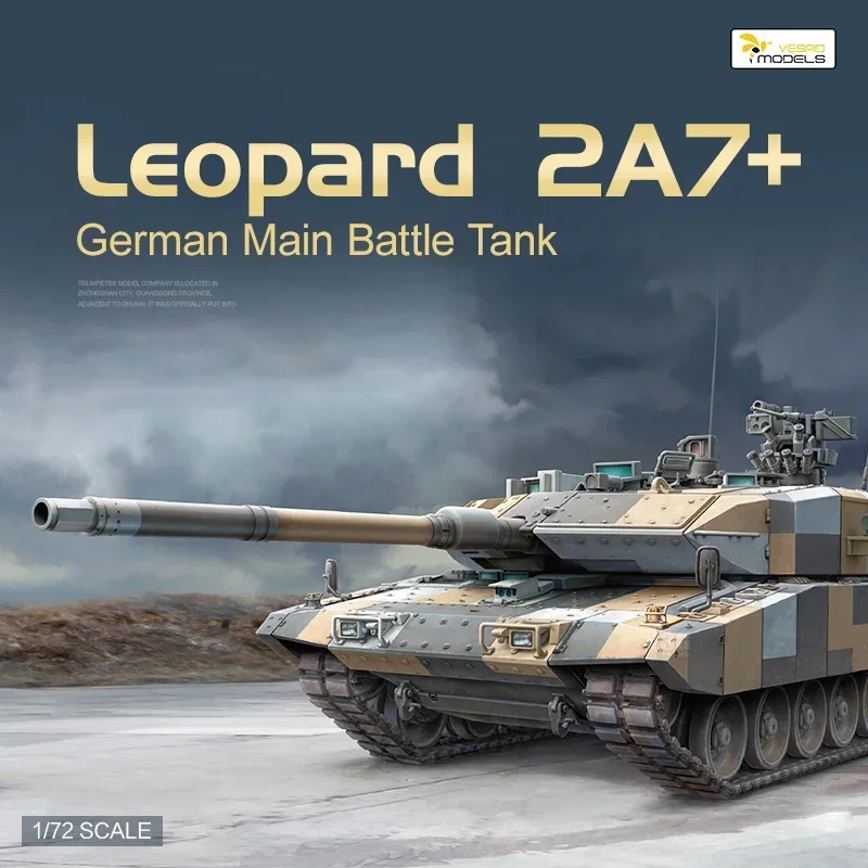 Vespid Model  1/72  Scale Model Kit  VS720015 Modern Main Battle Tank  German Leopard 2A7+