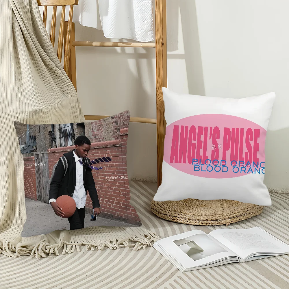 Singer Blood Orange Essex Honey Pillow Case Home Decoration Cushion Cover Suitable For Office Sofa Bedroom Car