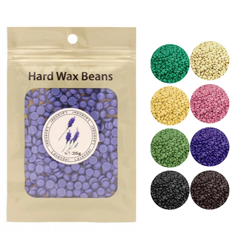 Hot 1 Bag/25g Depilatory Wax Hot Film Hard Wax Pellet Waxing Bikini Hair Removal Bean Depilacion Beans Women's Beauty