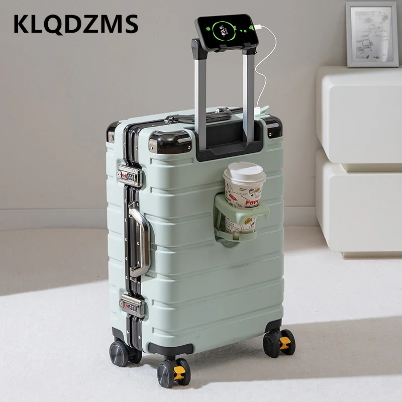 KLQDZMS Suitcase on Wheel Large Capacity 20