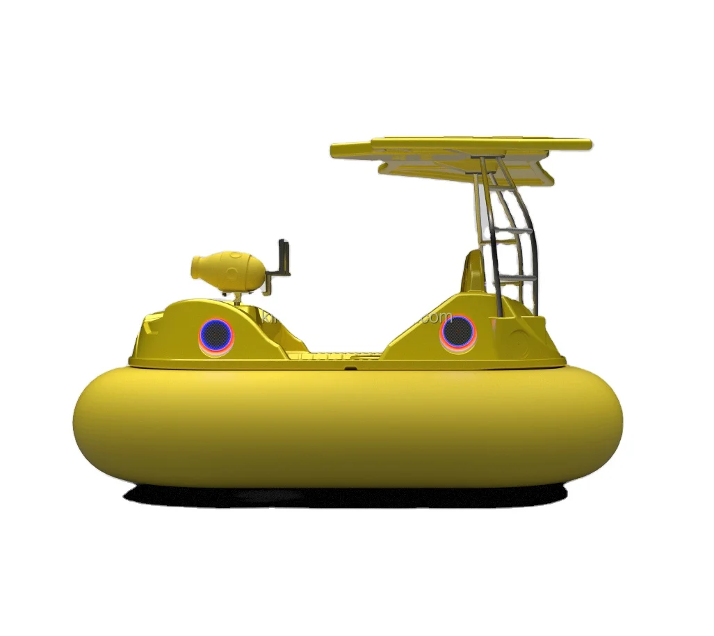 

2023 Popular Swan Shaped Kids And Adults Playing Motorized Aqua Bumper Boat For Pool On Promotion