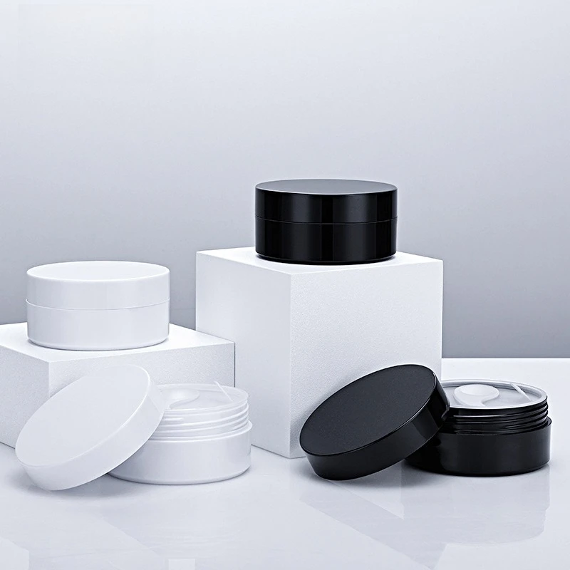 100g PET Wide Mouth Jar 76-Thread, Empty Mask Eye Cream Container, Refillable Hair Mask Mud Mask Pot