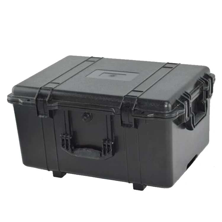 DPC121 High Quality IP67 Waterproof Hard Plastic Tool Case With Wheels And Handle For Macbook Pro Transport 610*460*320mm