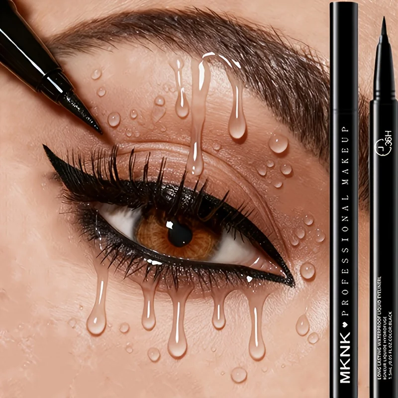 محدد عيون سائل ناعم يدوم طويلاً وسريع الجفاف ومقاوم للماء وسهل التلوين وغير ملطخ #1