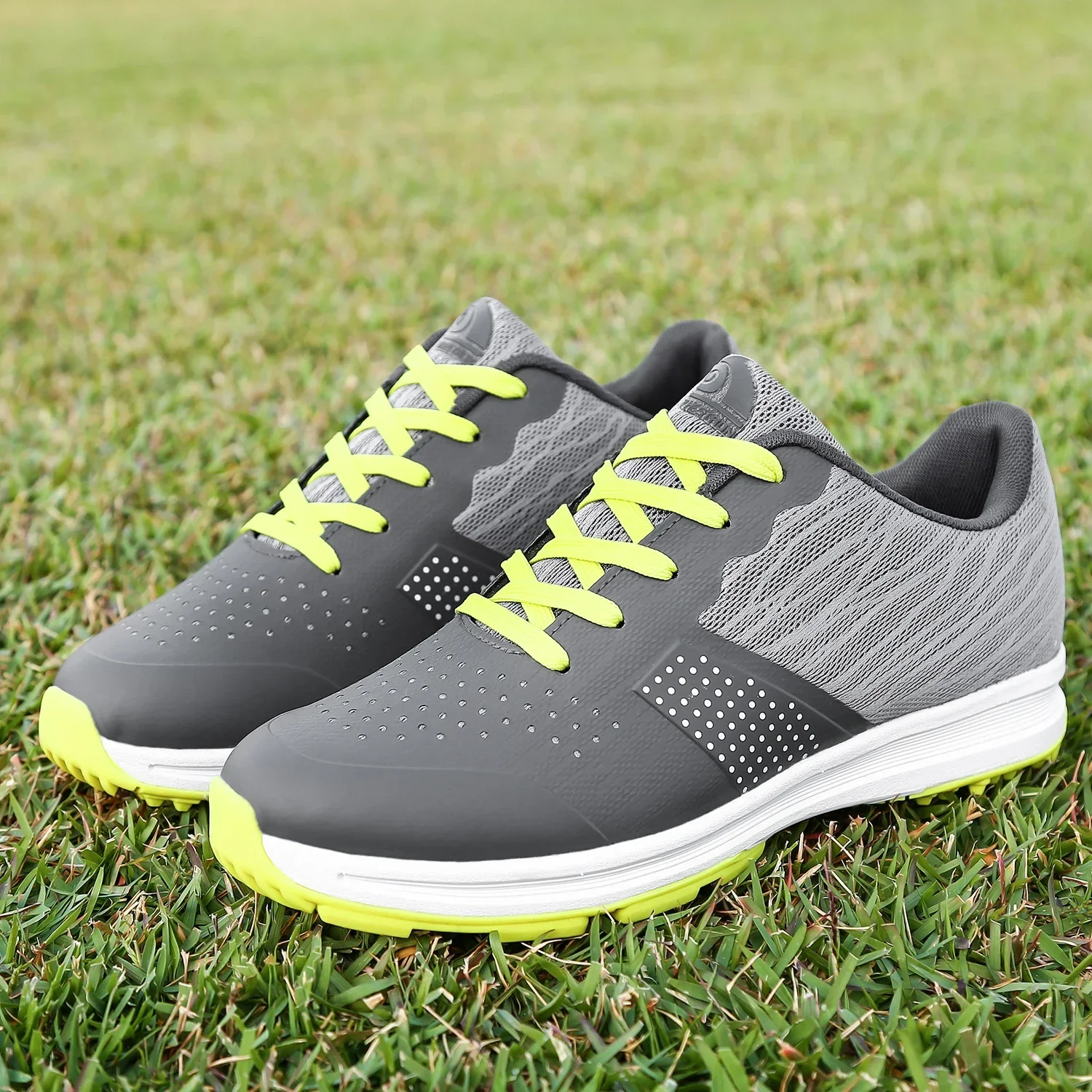 Nuevo Zapatos de Golf para hombre, ropa de Golf de lujo, talla 39-47, calzado para caminar, zapatillas antideslizantes