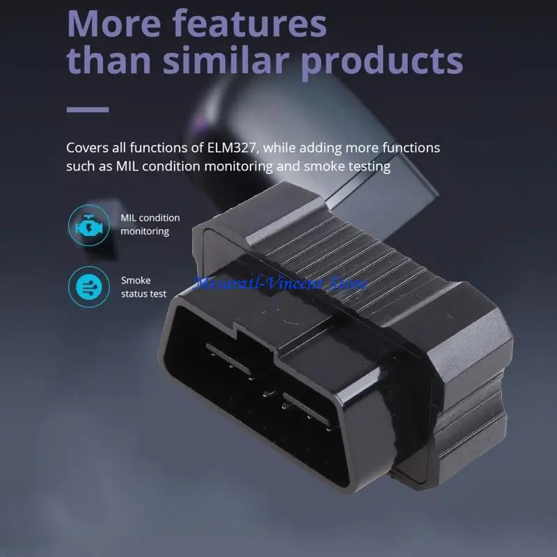 

A70F Автомобильный диагностический сканер Автомобильная проверка двигателя ELM 327 для функции HUD