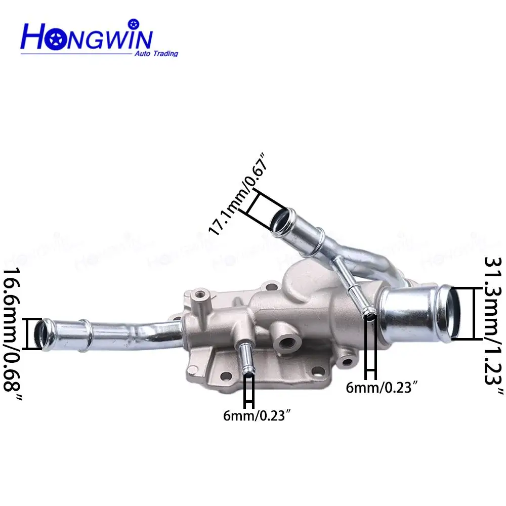 11060-ET00D Engine Coolant Thermostat Housing & Sensor 22630-0M200 For Nissan Sentra 2.0L MT Base 2007-12 Versa 1.8L Sedan