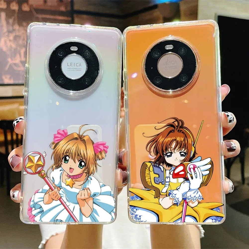 Card Captor Sakura Phone Case for Samsung S10 20 22 23 A10 40 for Xiaomi10 Note10 for Huawei P50 20 Honor60 70