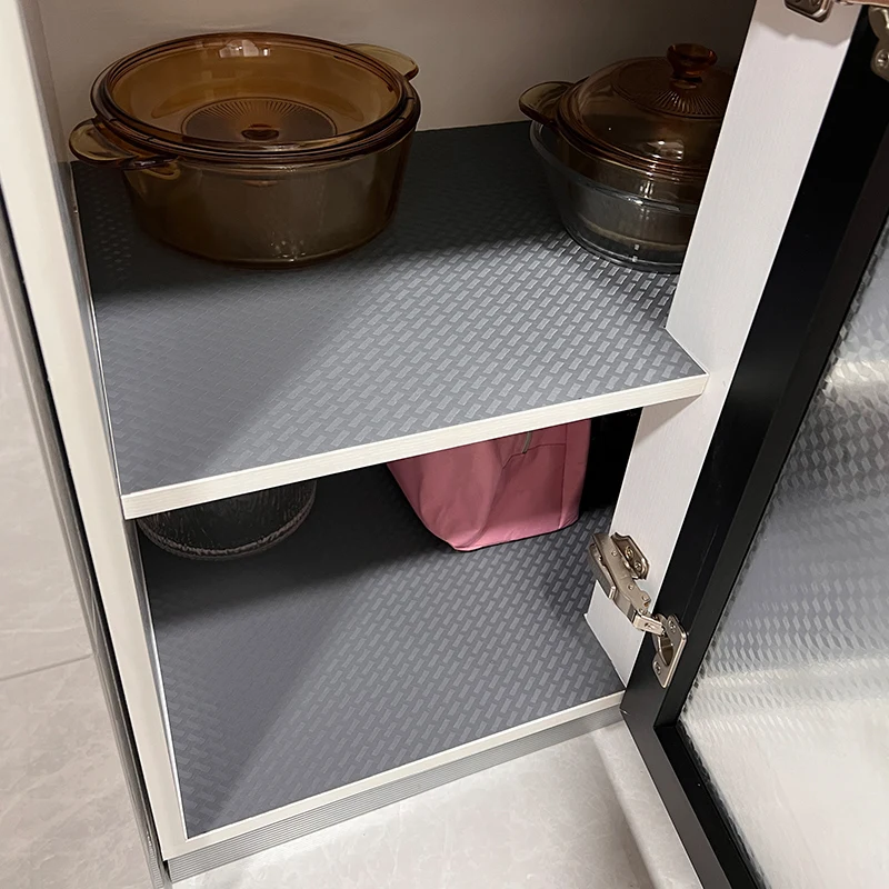 Shelf Liners for Kitchen Cabinets Drawer Liners Refrigerator Liners Waterproof & Oil free Eva No Adhesive Drawer Mat