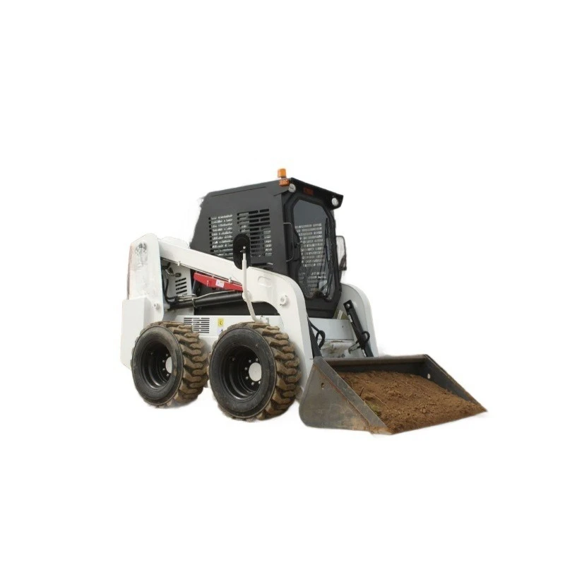 Front unloading skid loader, hydraulic pilot agricultural forklift, household multi-function skid loader