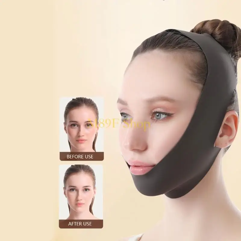 M89F Gentle Face Slimming Cover With Ear Openings For Nighttime Tightening Effect