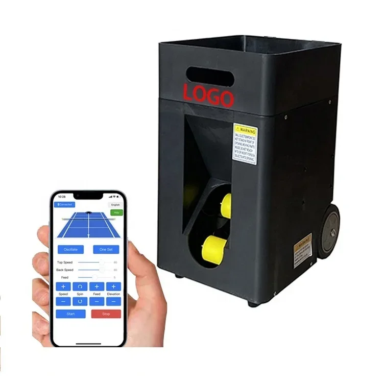 

mall Throwing Machine Training Pickleball Machine App And Remote Control