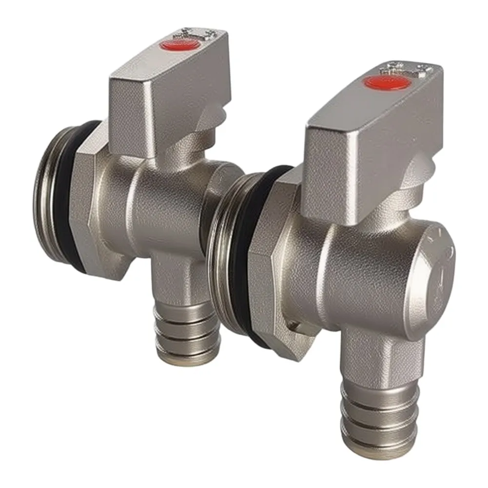 Copper Drain Valve for Floor Heating Systems Used in Radiator Circuits Geothermal Loops and Water Separation Tasks