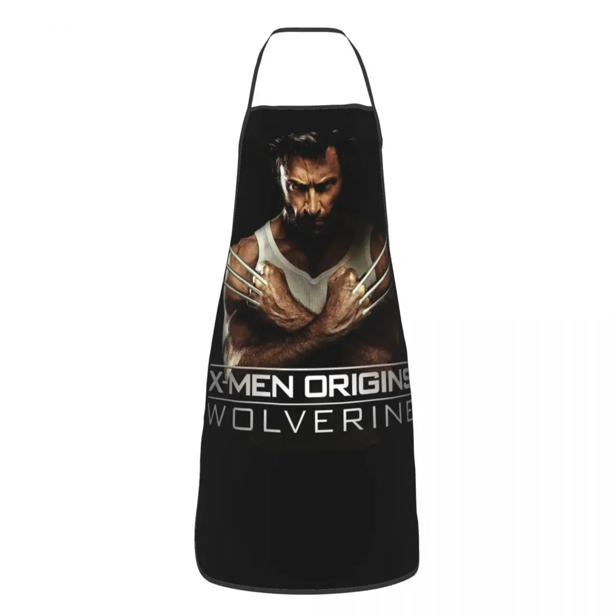 Unisex Fashion Cool Fun Bib Apron Adult Women Men Chef Cuisine for Cooking Kitchen Marvel X-Men OriginsꬆWolverine Painting