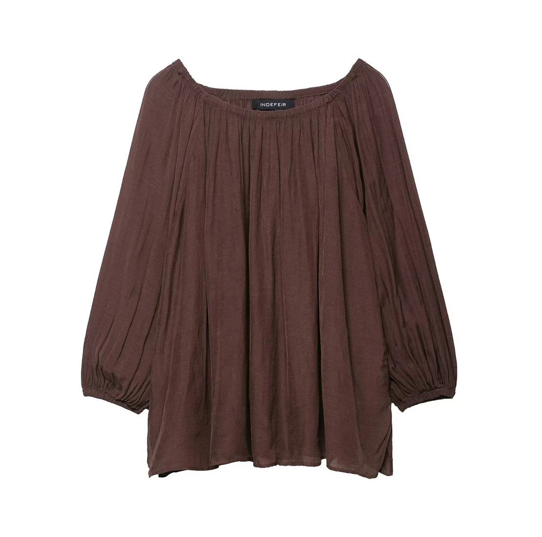 

Women's Fashion Solid Color Loose Strapless Tops Ladies Tops 2025 New Style Elegant Casual Women's Clothing