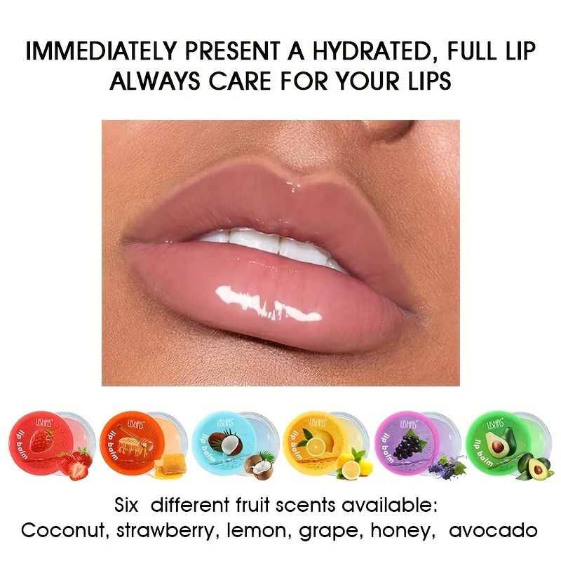 Frucht geschmack Lippen balsam natürliche wasserdichte feuchtigkeit spendende Anti-Cracking erfrischende nicht klebrige pflegende Lippen pflege Make-up Lip gloss