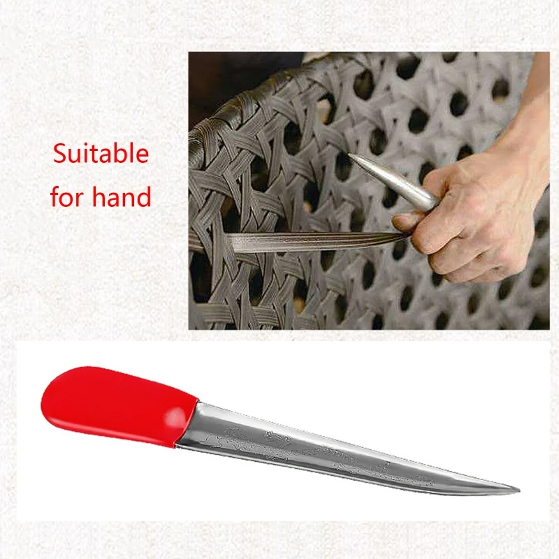 Woven Rattan Knife for DIY Outdoor Furniture Pry Tool Steel Needle Knitting Tool