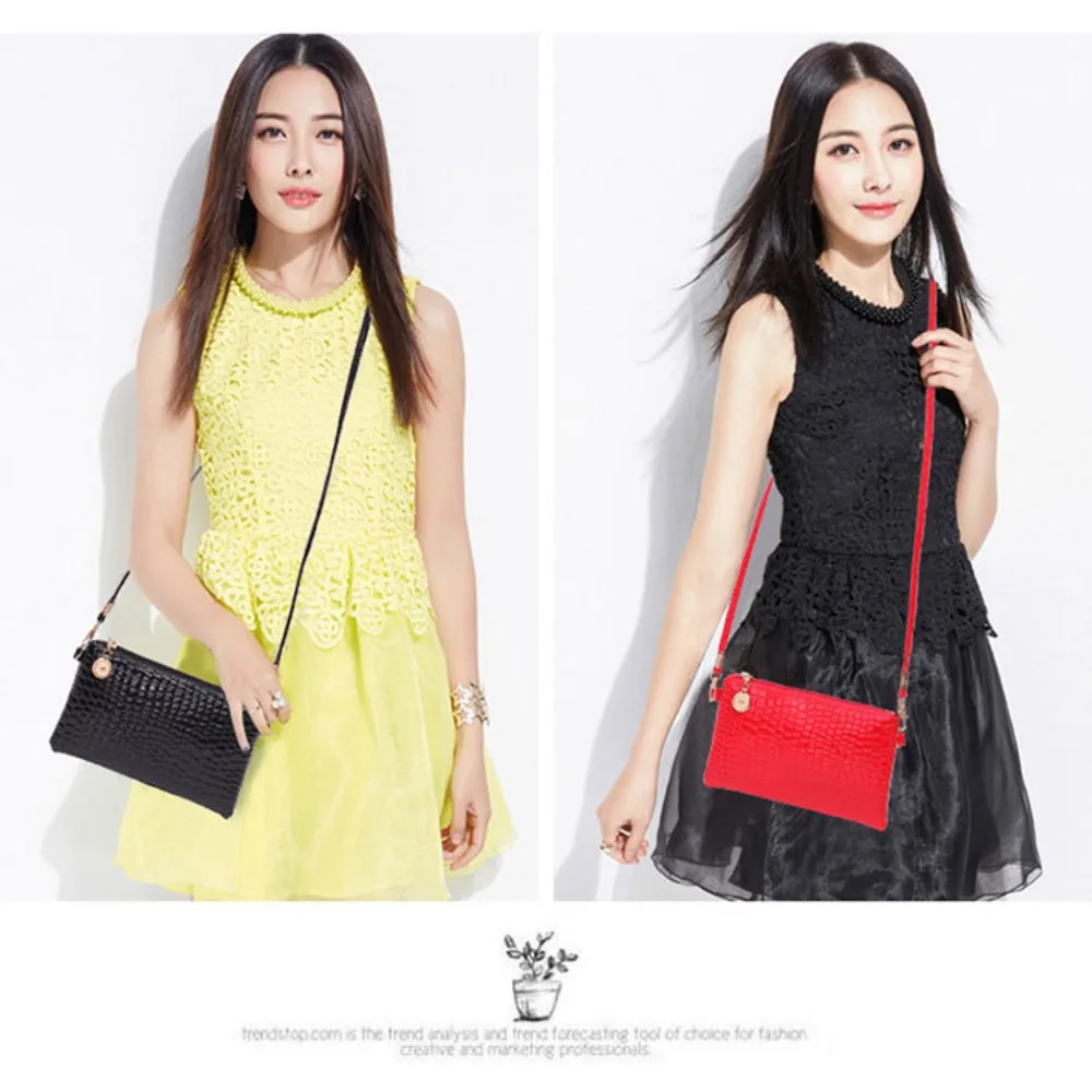 Beautiful Messenger Zipper Shoulder Handbag Purse Women Bags Wallets