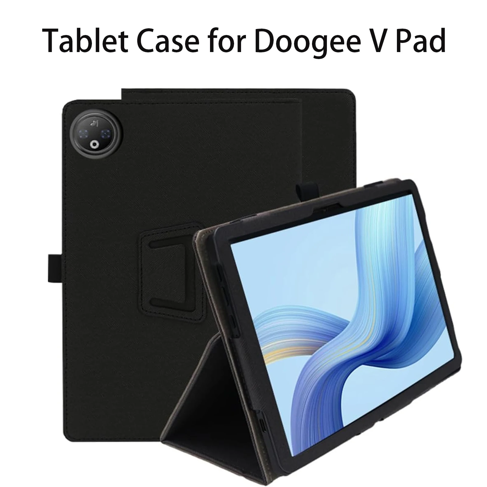 

Чехол для планшета Doogee V Pad, защитный чехол с функцией подставки, противоударный (материал из искусственной кожи)