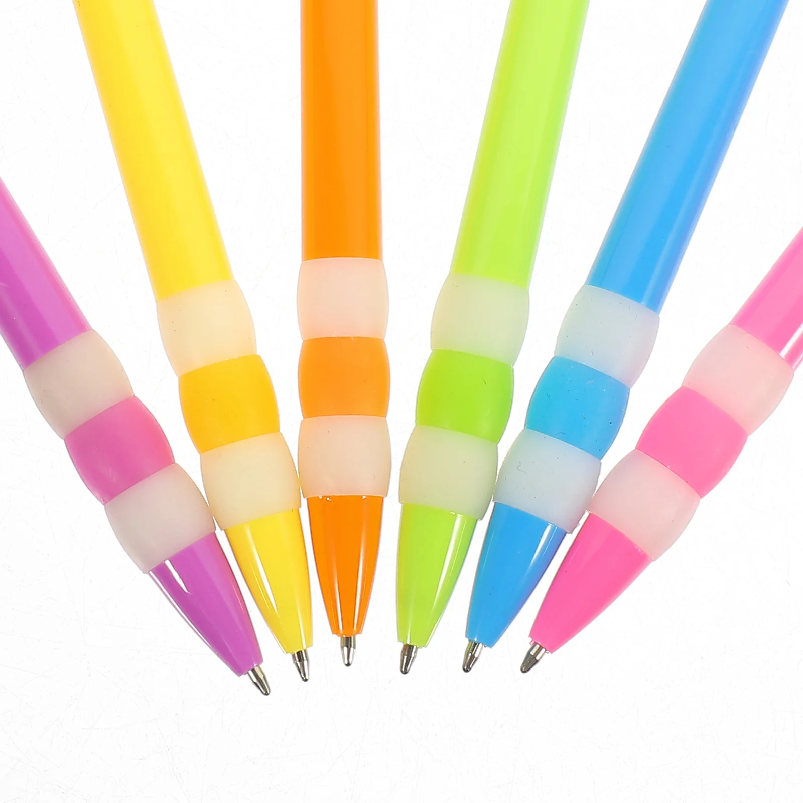 

6 шт. шариковые ручки с большим пальцем вверх, забавные пластиковые ручки, недеформируемые, удобная ручка, подходит для учебы, работы, шариковая ручка с большим пальцем вверх