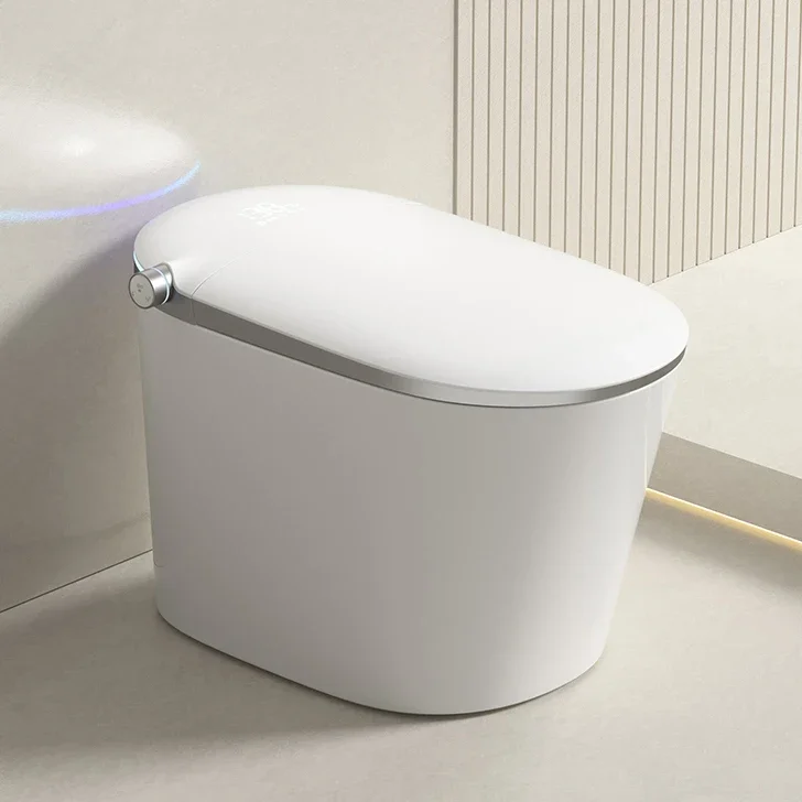 Modern automatic sanitary wares auto sensor flush electric bidet intelligent wc toilet ceramic p trap smart toilet for bathroom