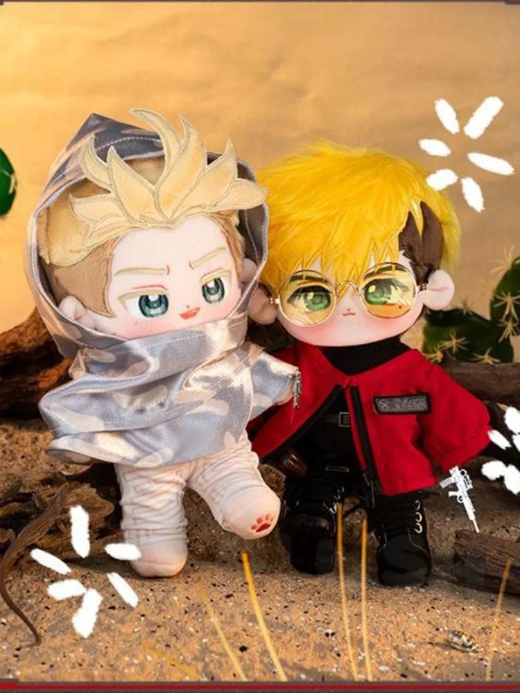 

Comic Trigun Cotton Doll Vash the Stampede Stuffed Anime Plush Toys Cute Dress-up for Adults and Children to Collect as Gifts