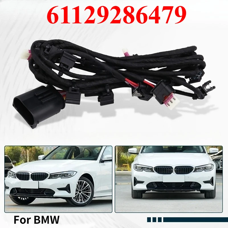 

For BMW 5 Series F10 LCI F11 LCI Front Bumper Parking Sensor Wiring Harness OE 61129286479